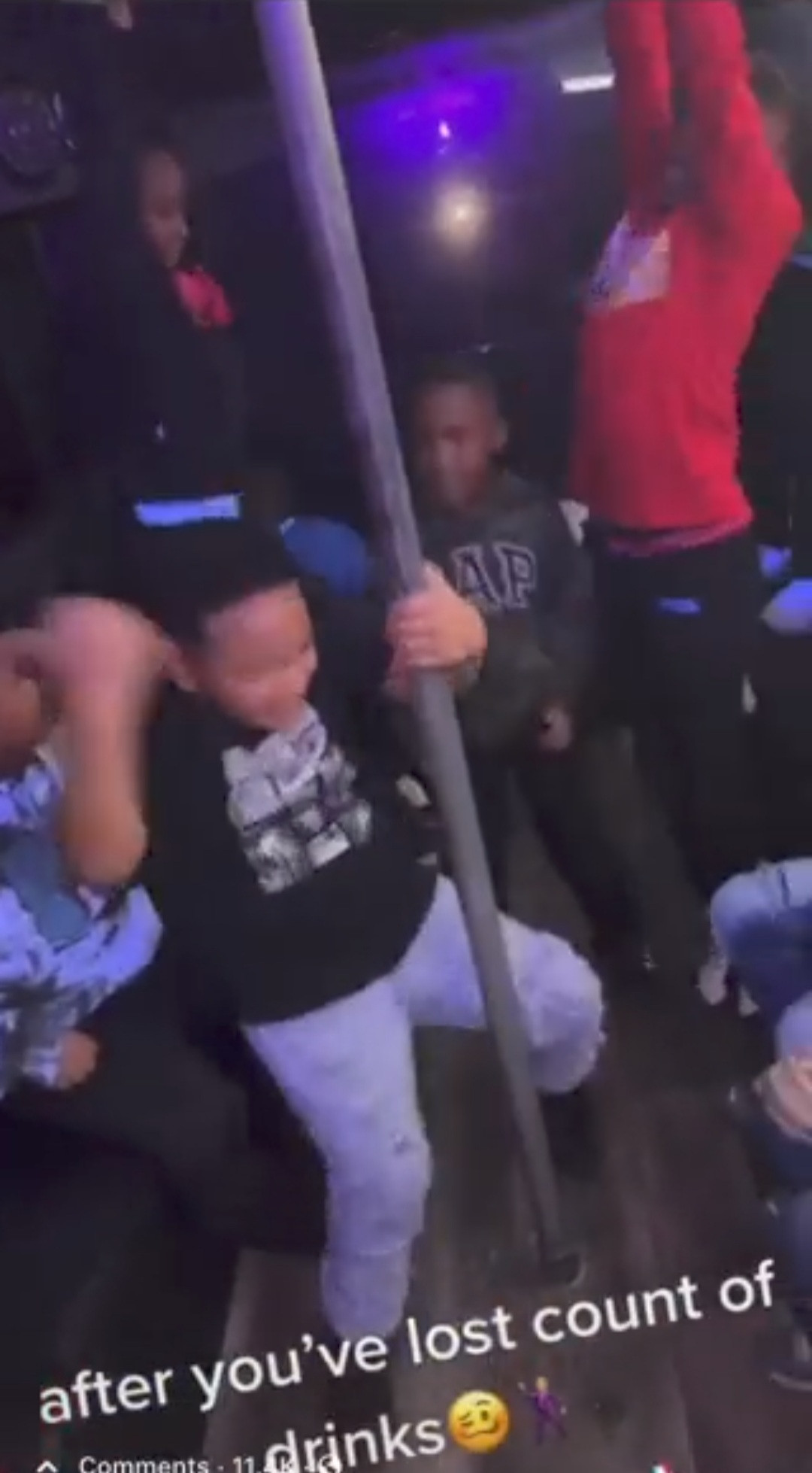 Mixed reactions as 8-year-old gets adult-themed party complete with stripper pole, bottles of non-alcoholic wine, and money to spray 