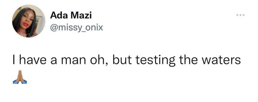 Woman in a relationship shoots her shot at another man then gives interesting reply when reminded that she has a man 