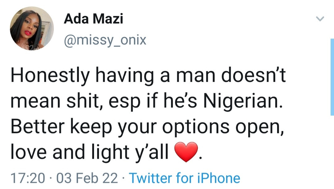 Woman in a relationship shoots her shot at another man then gives interesting reply when reminded that she has a man 