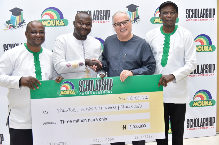 Mouka Rewards Business Partners with Over N111 Million Worth of Educational Support, Staff also Emerged Beneficiaries