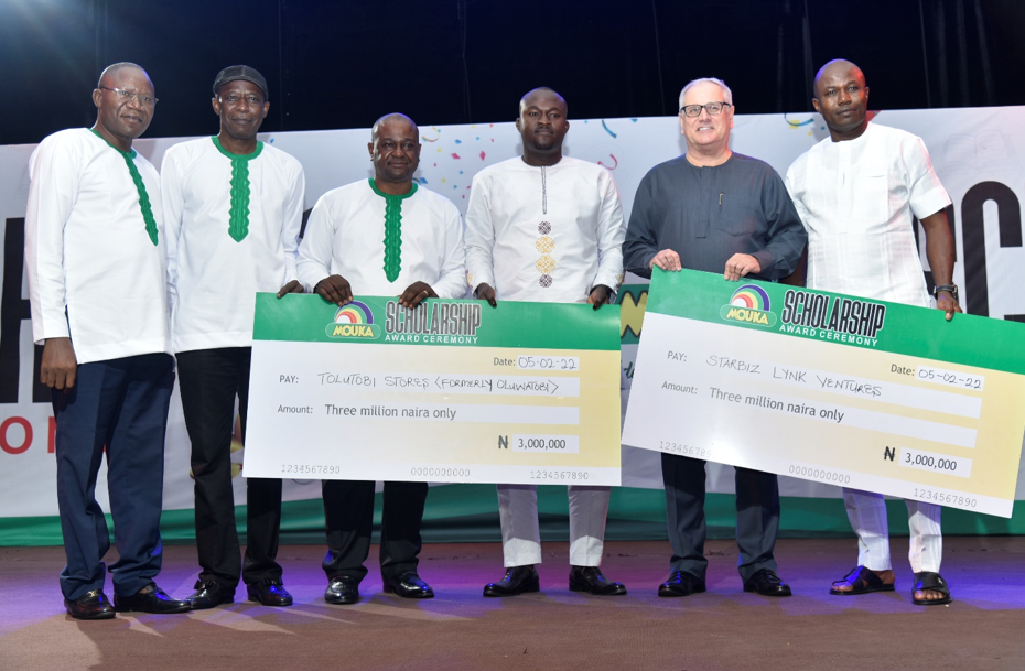 Mouka Rewards Business Partners with Over N111 Million Worth of Educational Support, Staff also Emerged Beneficiaries