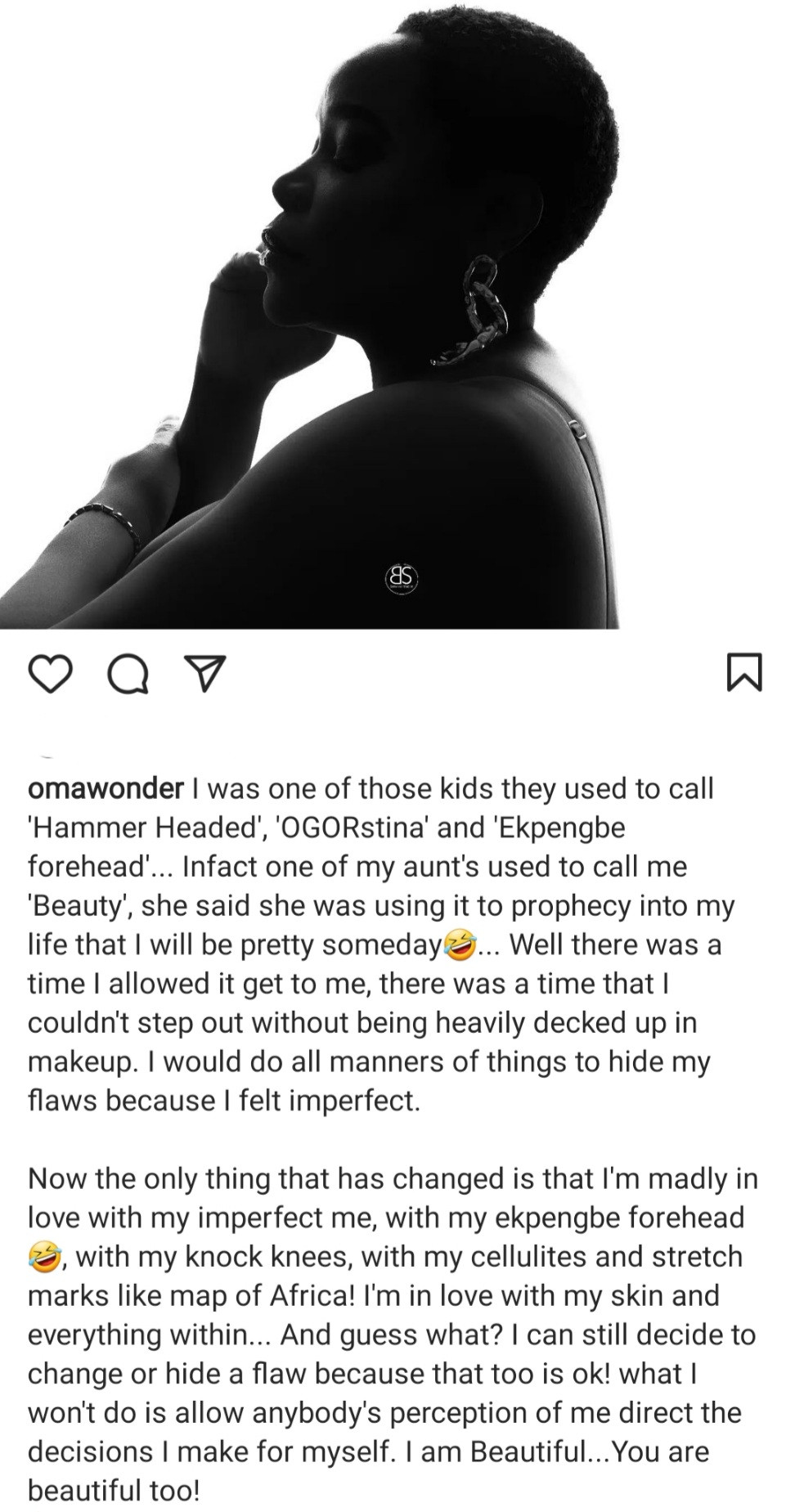 Omawumi talks about being shamed for her looks and how it affected her as a young woman