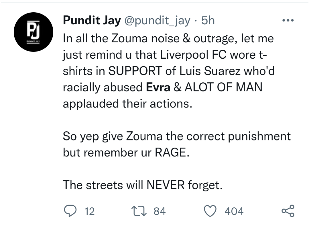 Fans make racism allegations against Adidas after they ended sponsorship deal with Kurt Zouma for kicking cat but just warned Luis Suarez when he racially abused Evra in 2014