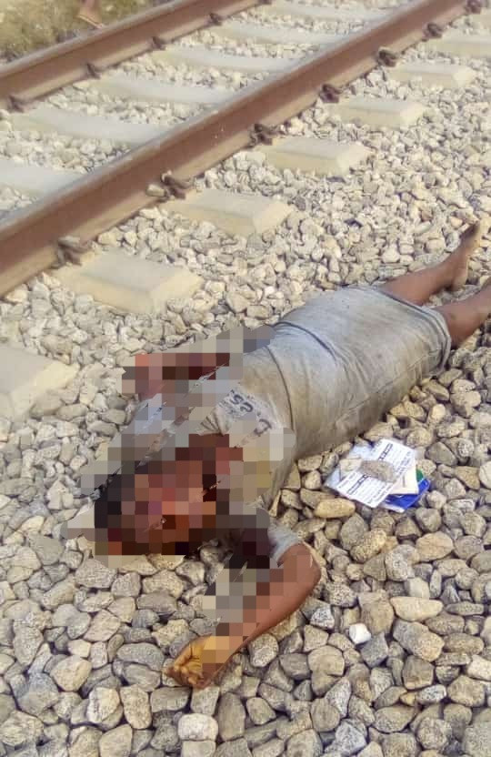 Train crushes deaf woman in Ogun (graphic photos)