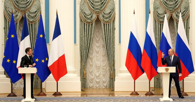 French president Emmanuel Macron reportedly refused COVID test in Russia during Putin trip over 