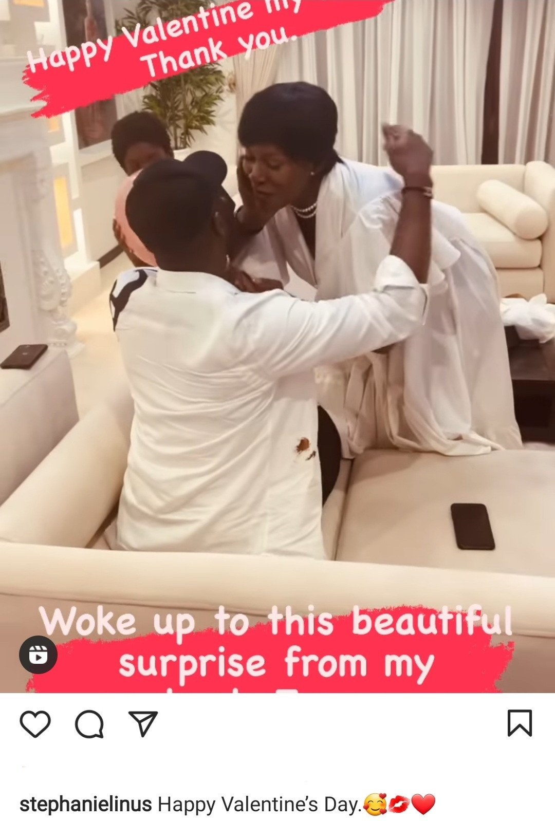 Stephanie Okereke Linus shares loved-up video of her family as she shows off Valentine