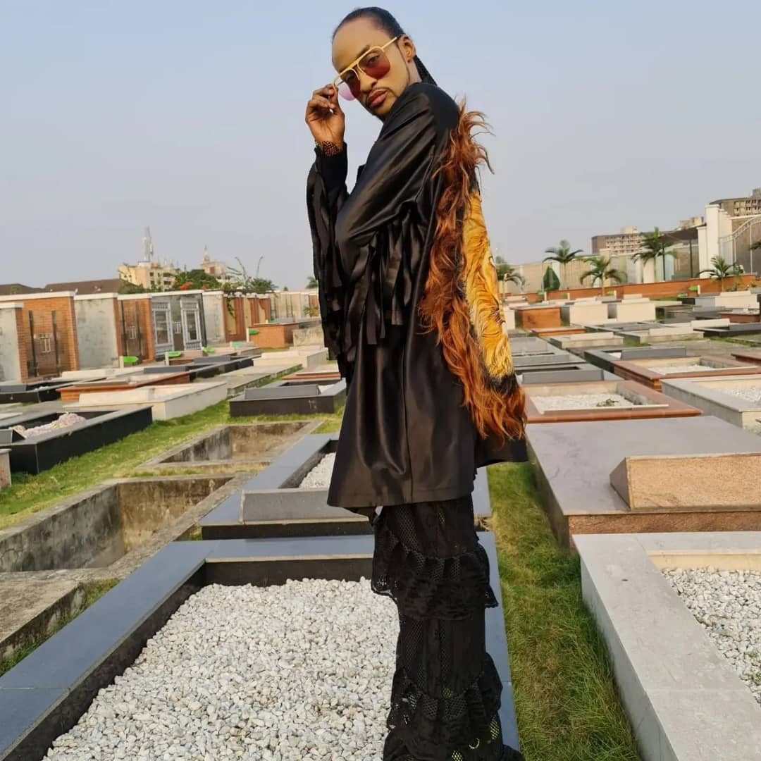    Denrele visits singer Goldie