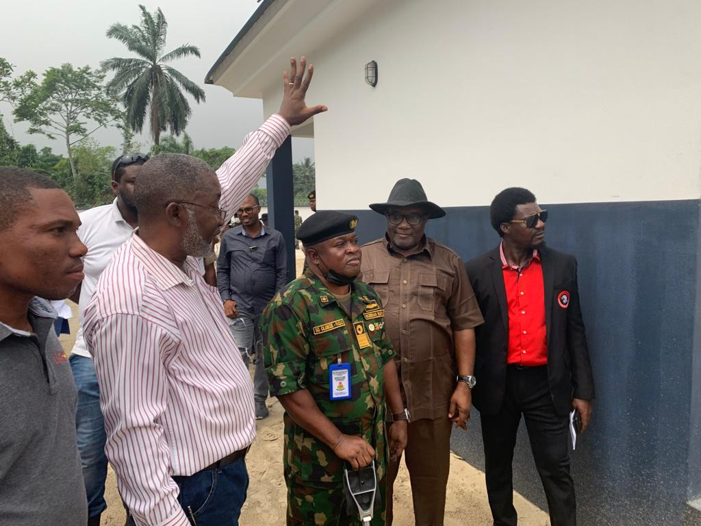 Green Energy International Limited (GEIL) donates mini barracks to Nigeria Navy