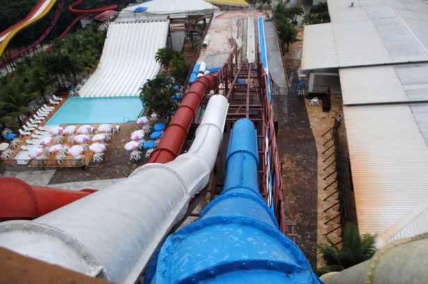 Boy, 8, dies on waterslide after going down tunnel he didn