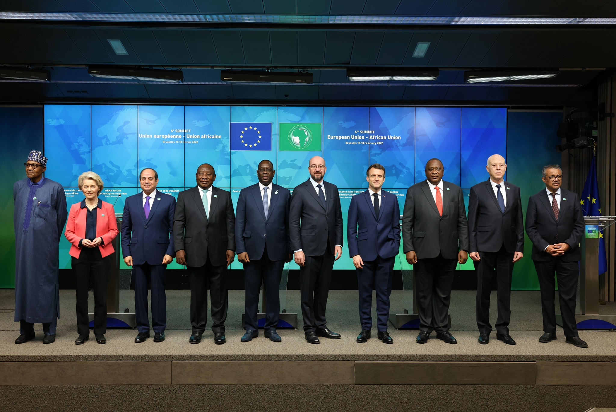 President Buhari joins other world leaders at the 6th AU-EU Summit in Brussels (photos)