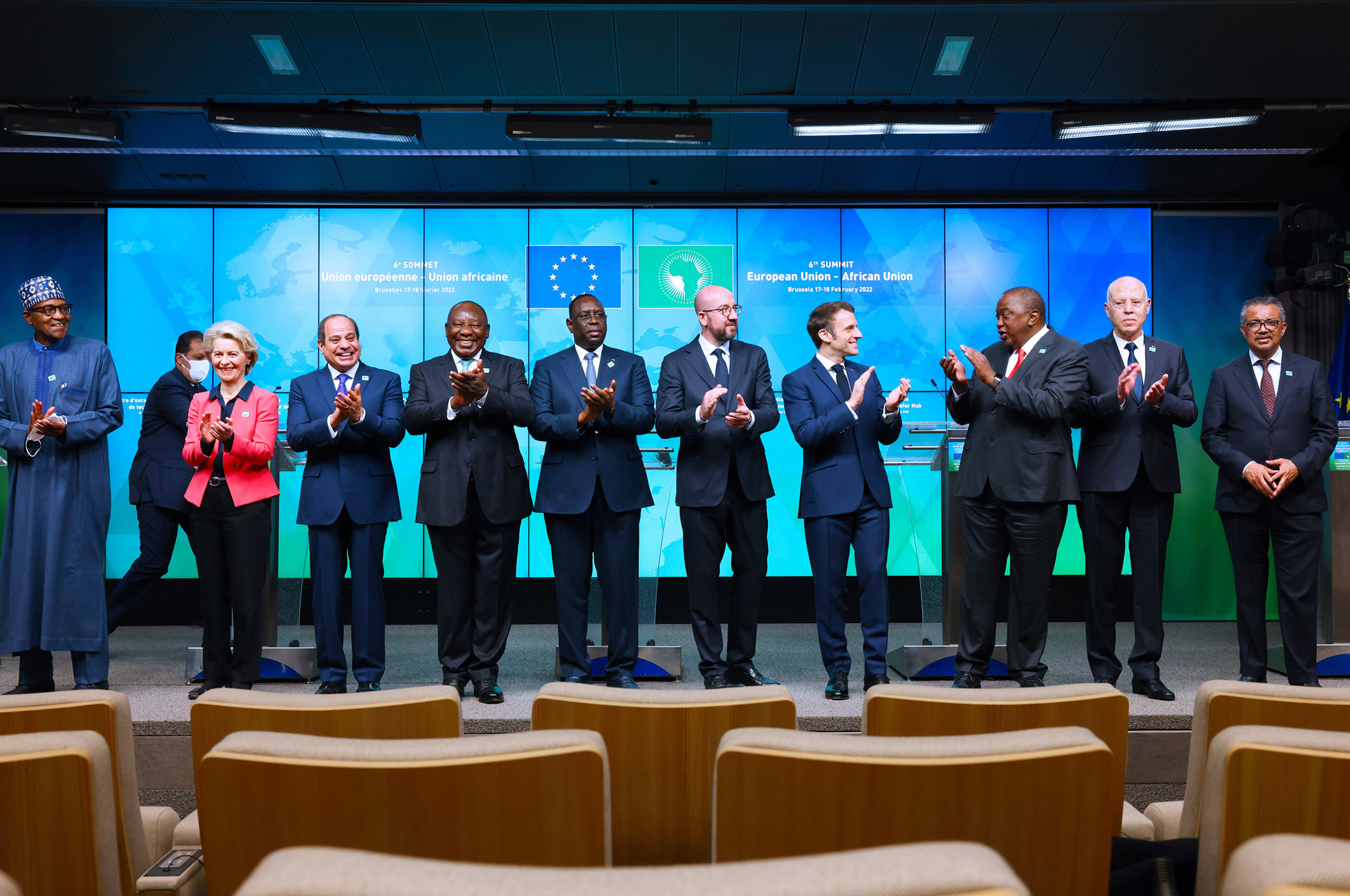 President Buhari joins other world leaders at the 6th AU-EU Summit in Brussels (photos)