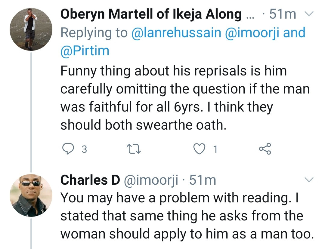 Canada-based man reportedly returns to Nigeria after 6 years and demands his wife swears a fidelity oath