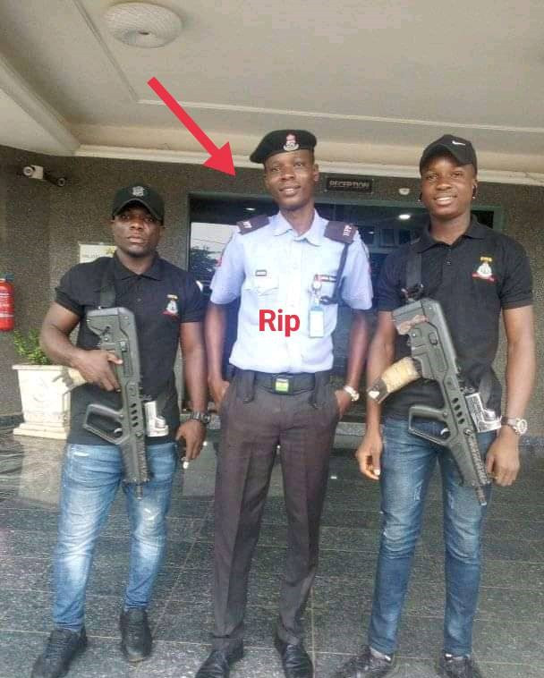 Photos of police officer who died in former Ogun governor, Gbenga Daniel