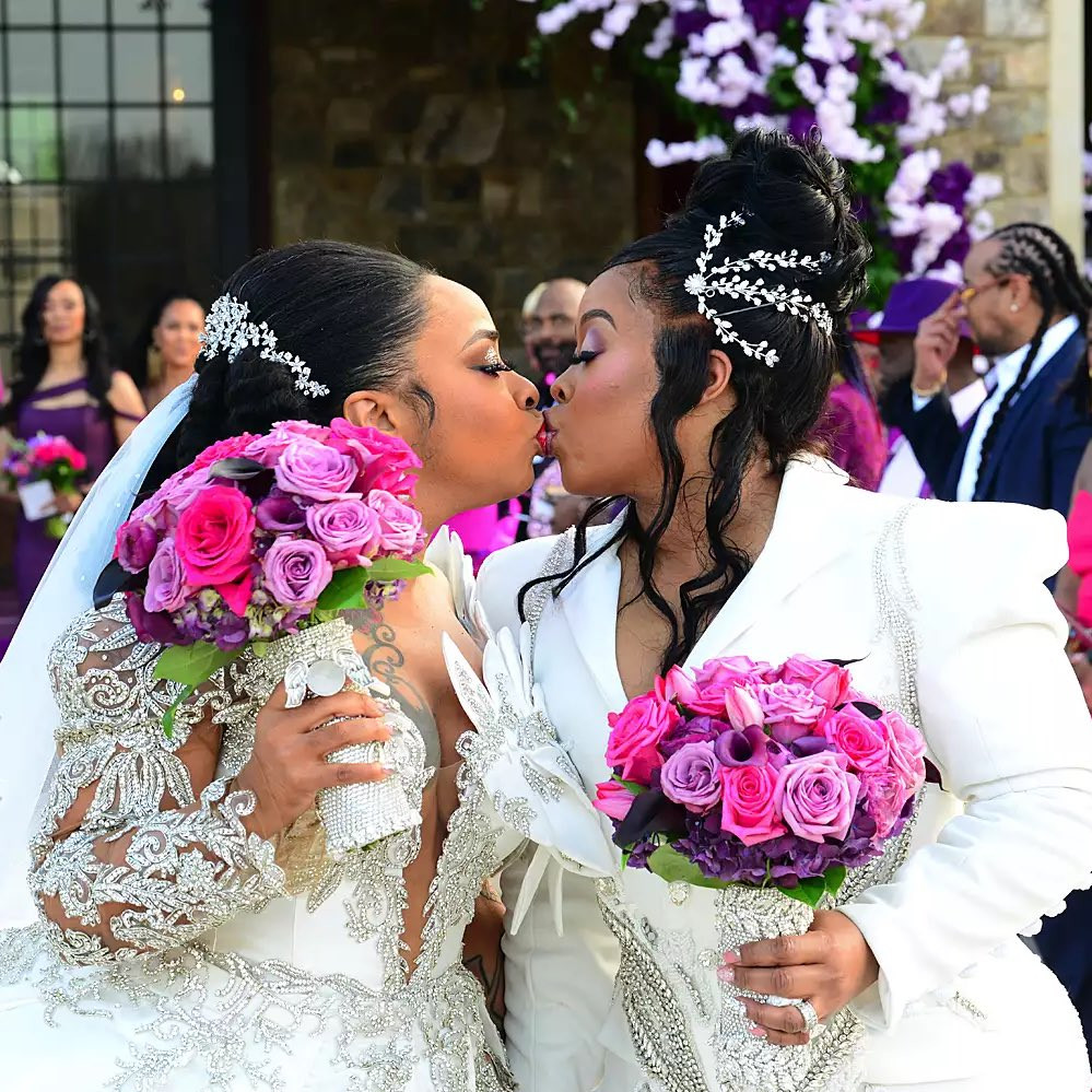 Da Brat weds her fiancee Jesseca Dupart? (photos)