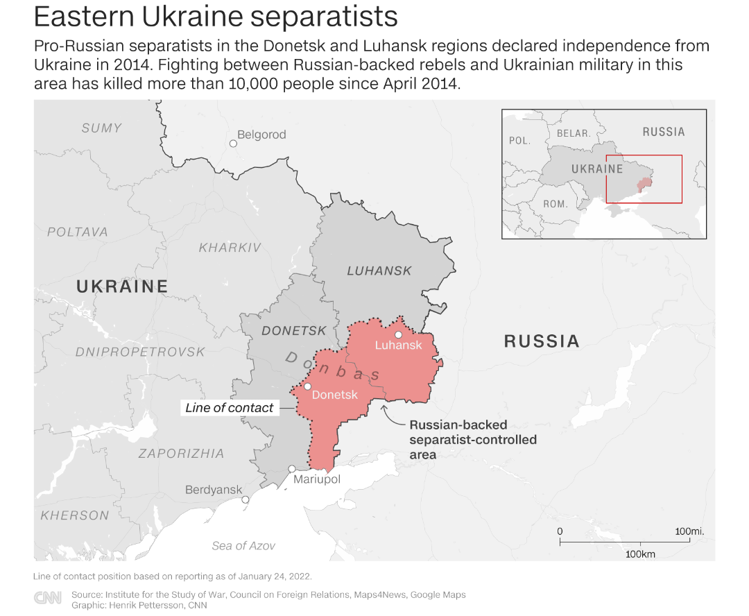 Ukraine says it was attacked through  Russian, Belarus and Crimea borders