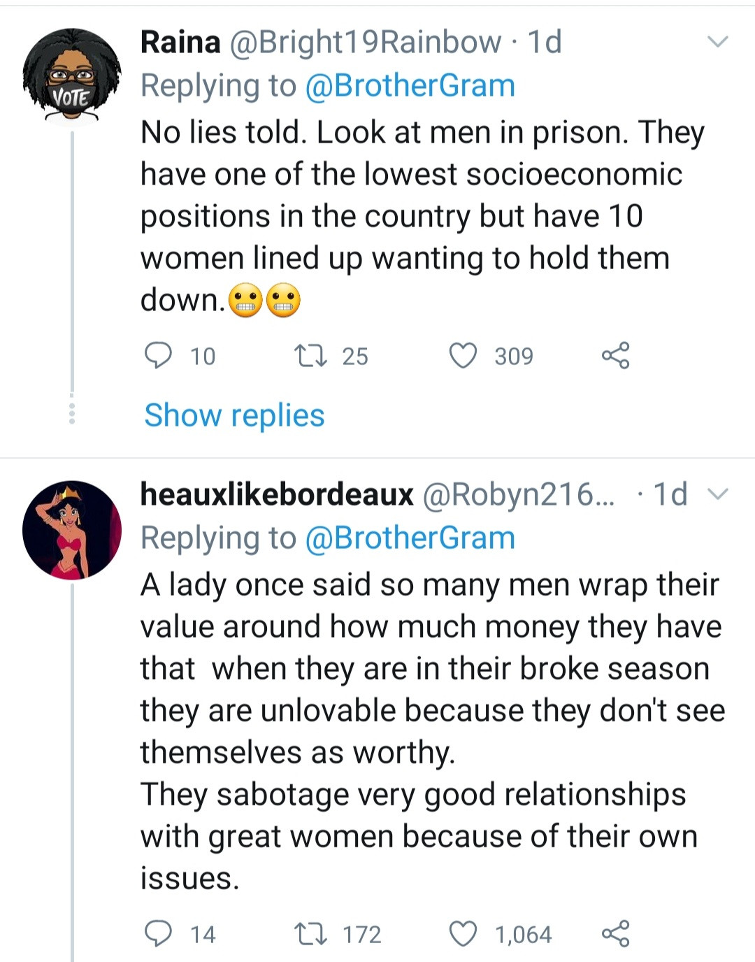 Man starts debate after saying he was loved by women even when he was broke