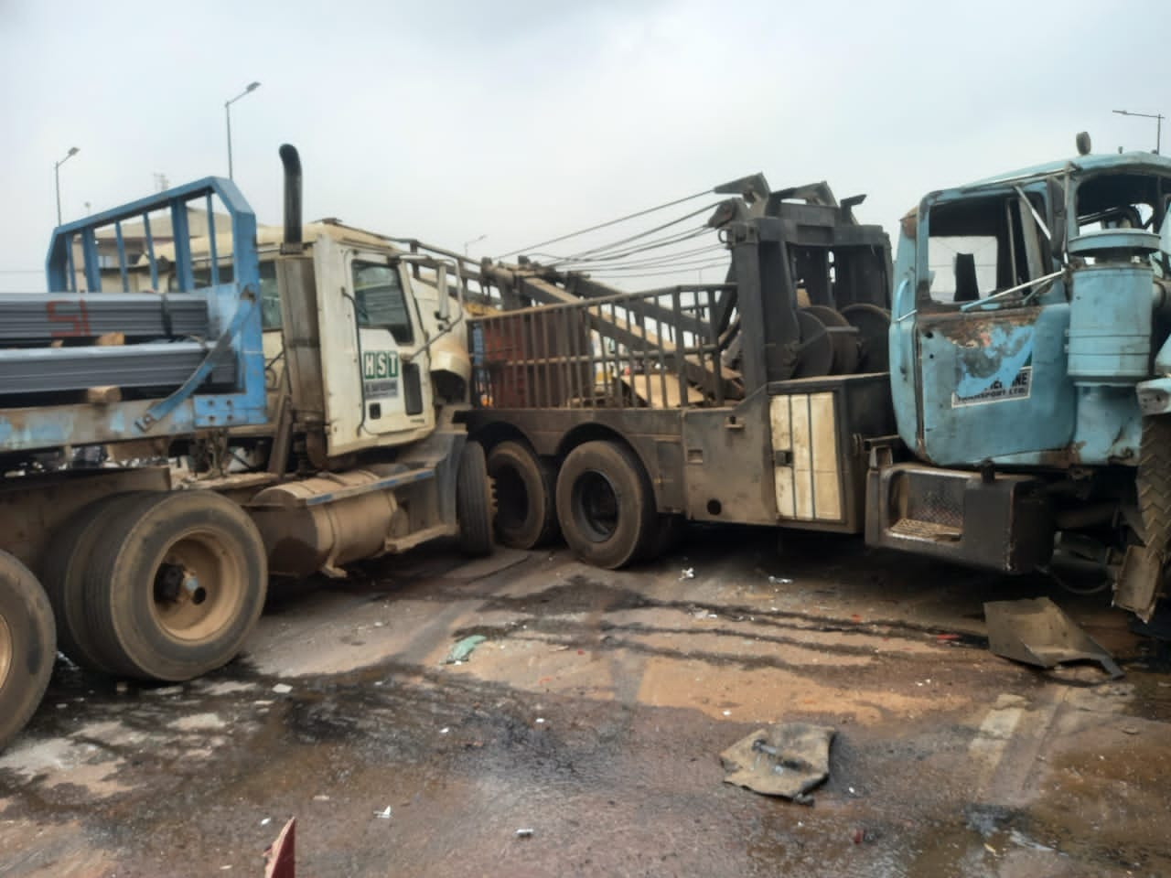 Multiple accidents in Ikorodu (photos)