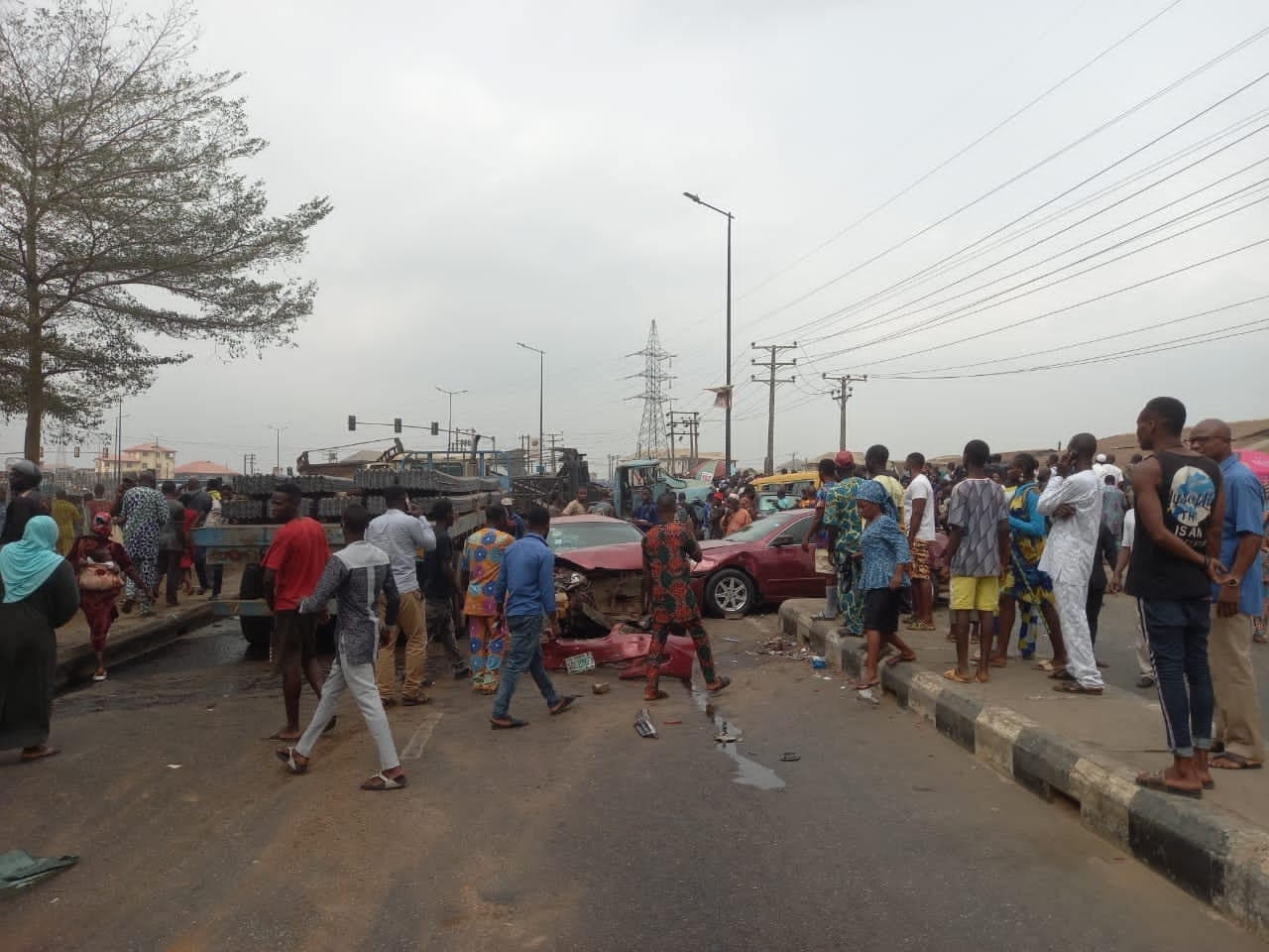 Multiple accidents in Ikorodu (photos)