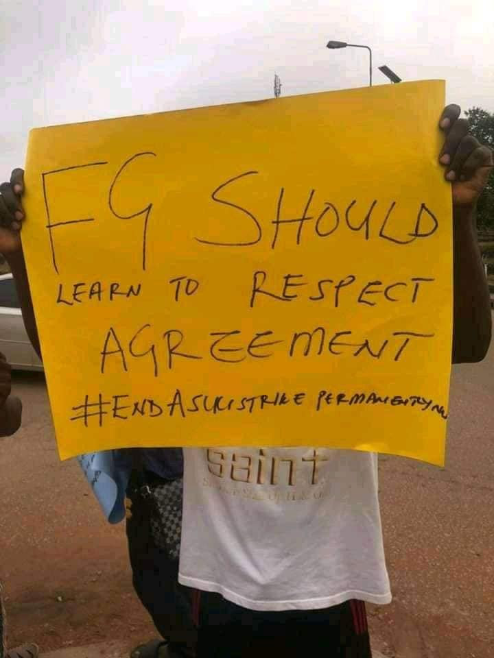 ASUU strike: Nigerian students protest in Abuja and others (photos)