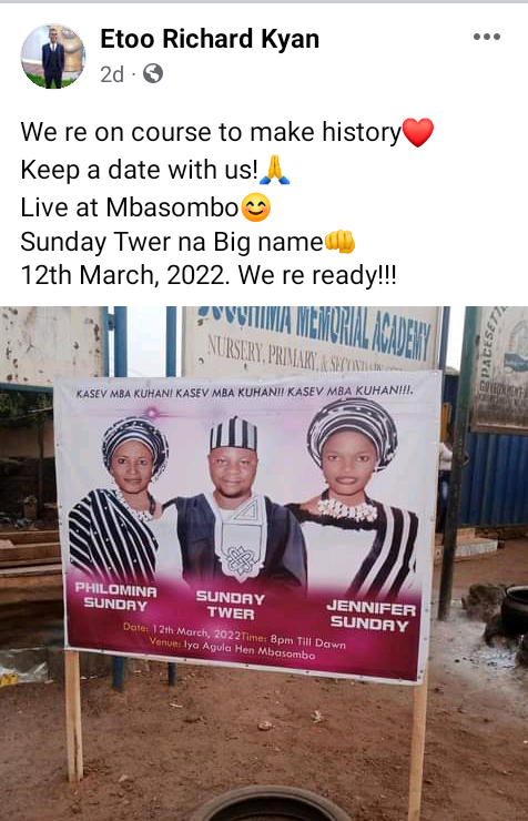Benue man set to wed two women same day 
