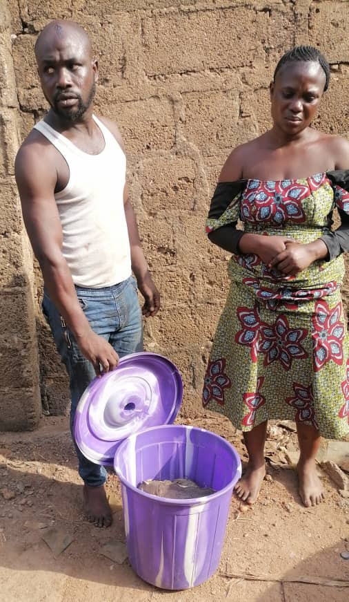 Couple arrested with human parts in Ogun (photo)