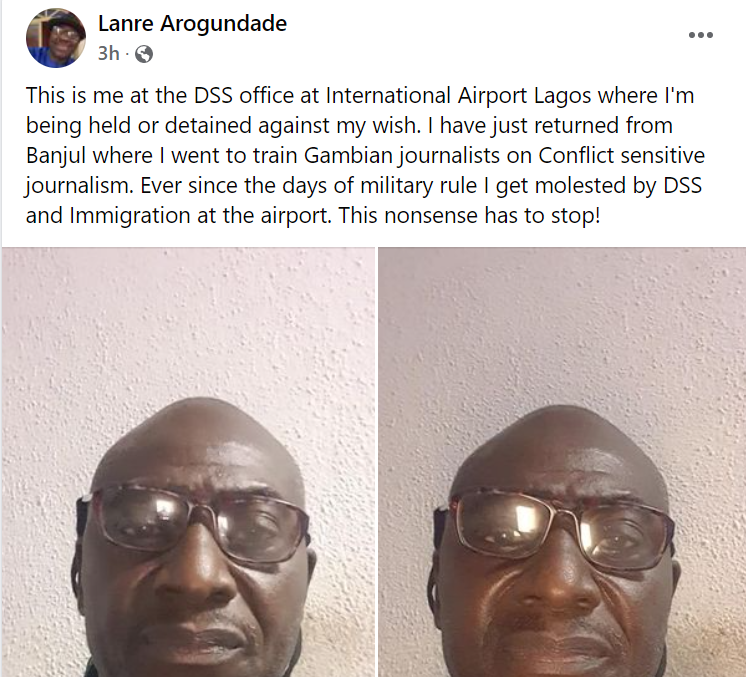 IPC Director, Lanre Arogundade detained by DSS