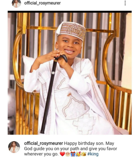 She only made a goodwill post. Let her breathe - Olakunle Churchill defends Rosy Meurer after she was bashed for wishing his son with Tonto Dike a happy birthday on Instagram 