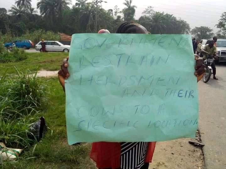 Women protest invasion, destruction of farmlands by herdsmen in Bayelsa community 