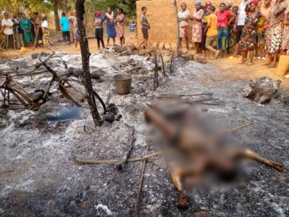 Fire kills mother and her 4 children in Ebonyi (photos)