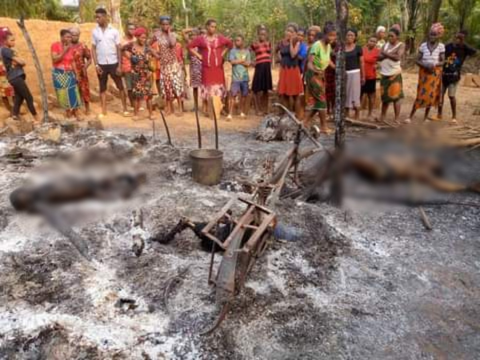 Fire kills mother and her 4 children in Ebonyi (photos)