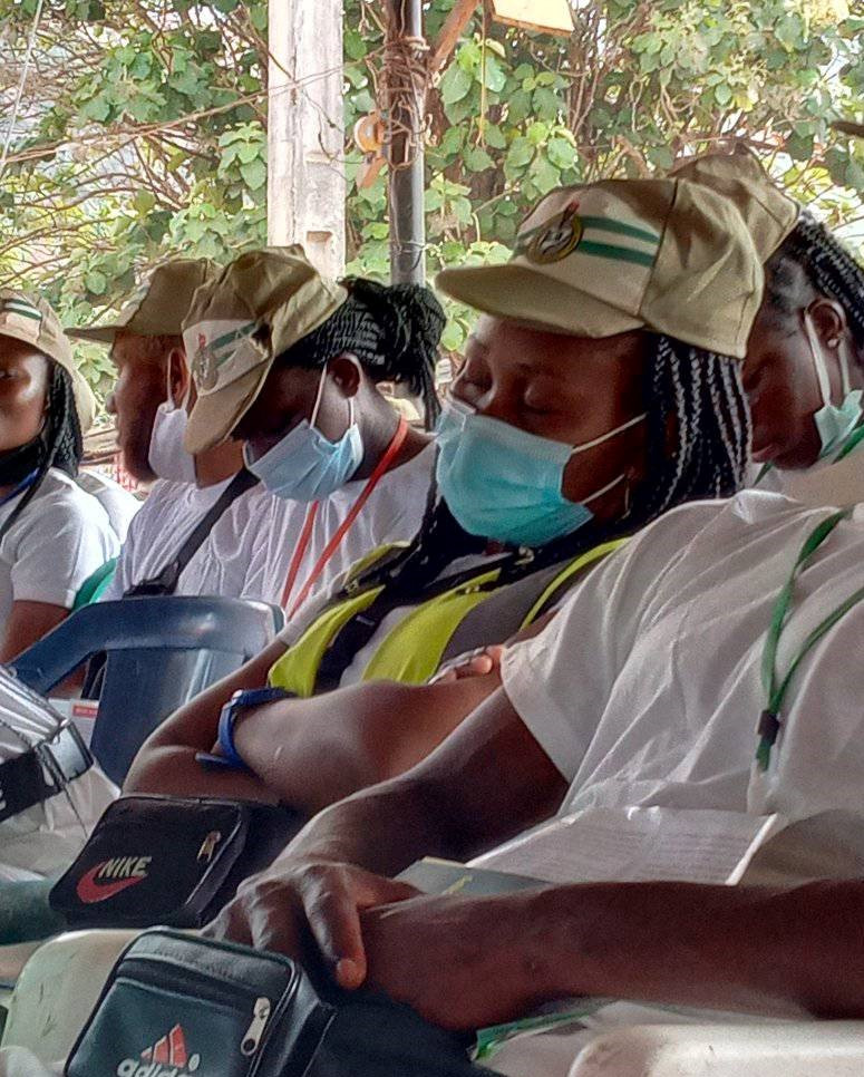 Corps members doze off during anti-corruption lecture at orientation camp 