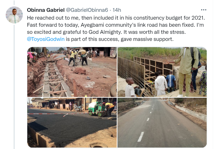 Corps member narrates how he was able to bring a road construction project to a community he