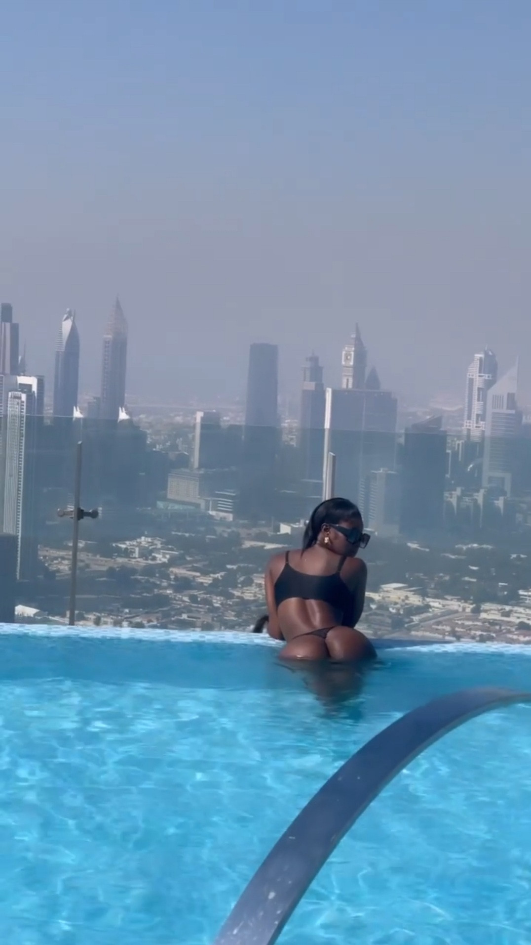 Khloe Abiri shows off her banging body while on vacation abroad (video/photos)