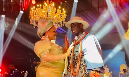 Guests barred from spraying money as Kogi politician Natasha Akpoti weds Warri Chief, Emmanuel Uduaghan (photos/Video)