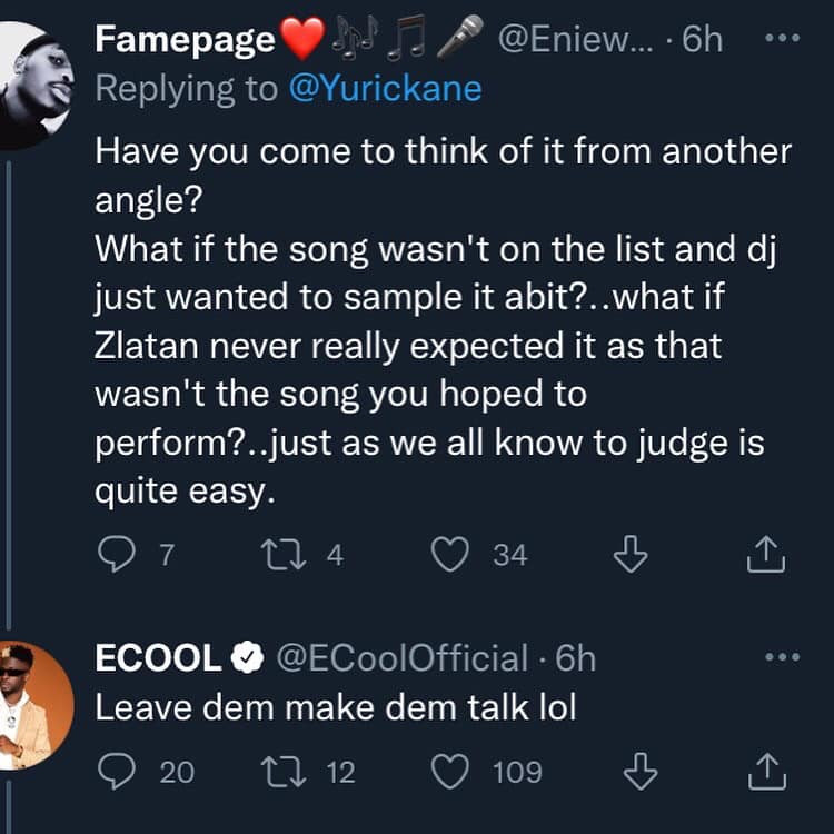 It was clear instruction from Zlatan - DJ Ecool defends himself after being dragged for skipping Burna Boy?s part in a song he made with Zlatan at Davido?s concert