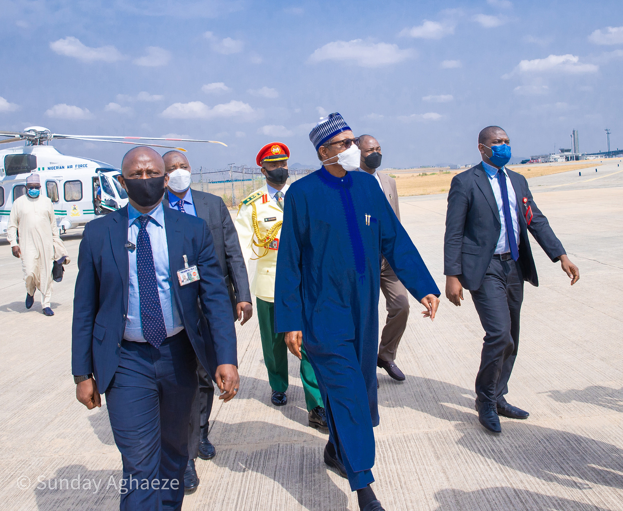 President Buhari departs Nigeria for his medical checkup in the UK (Photos)