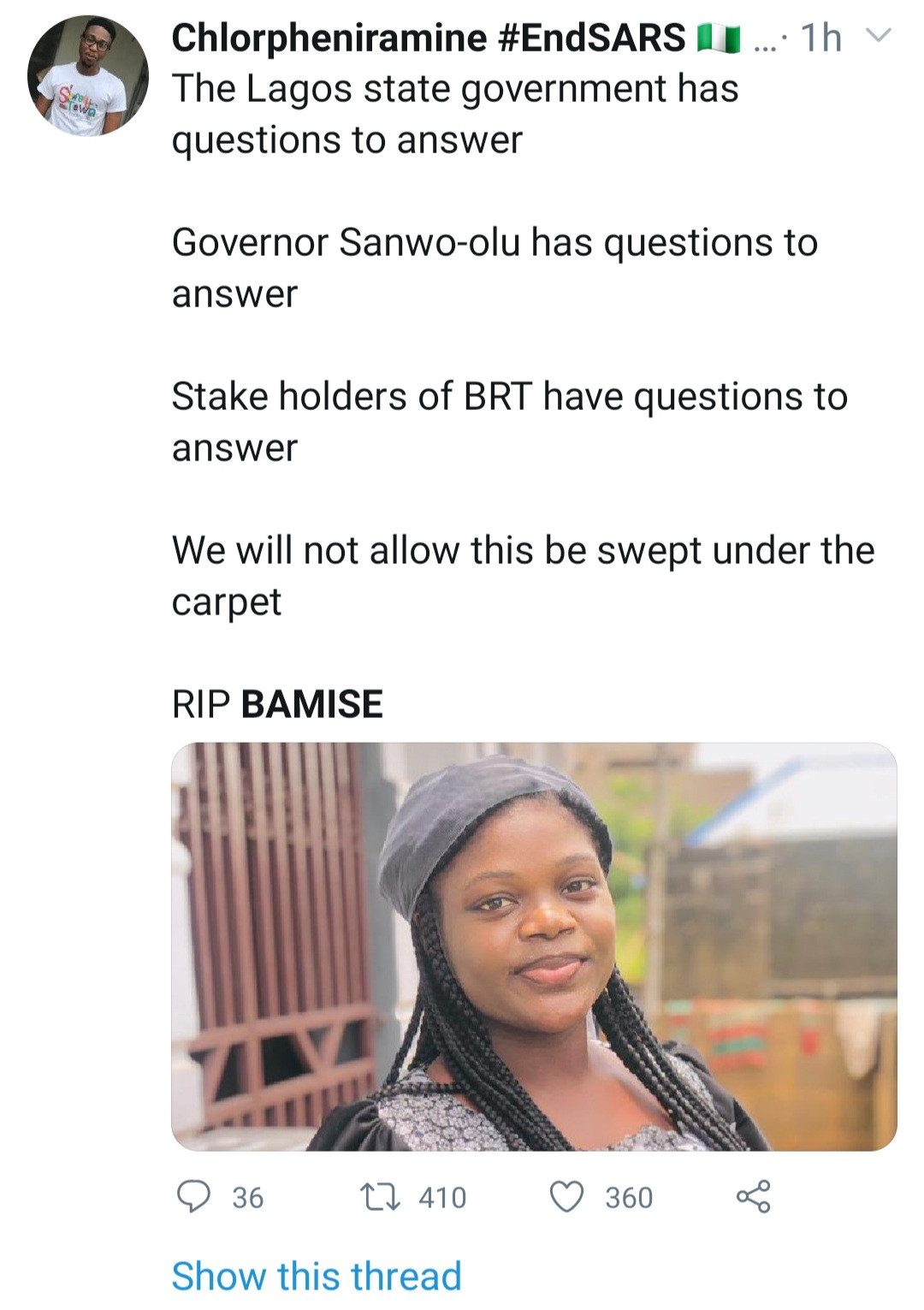 Lady who went missing after boarding BRT bus is 