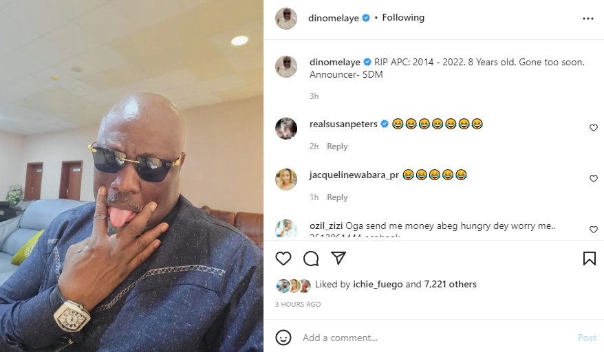 Dino Melaye announces APC