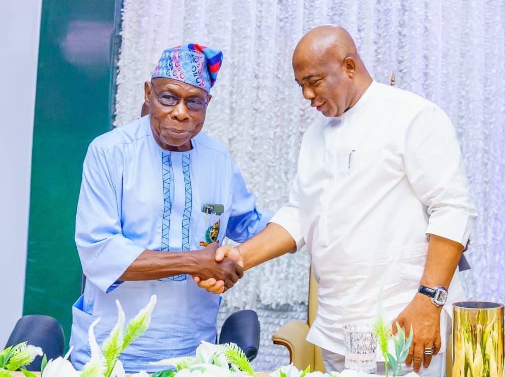 Fmr President Obasanjo commends Gov. Uzodimma on Developmental strides 