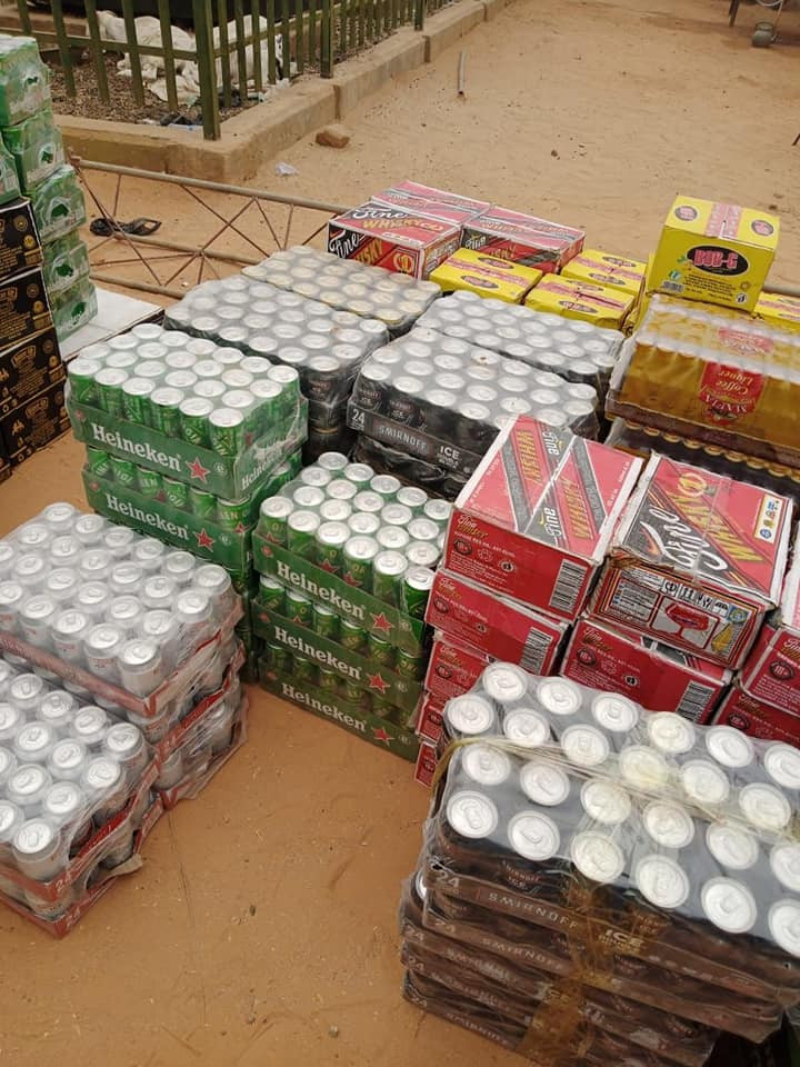 Hisbah seizes over 200 cartons of alcoholic drinks in Kebbi (photos)