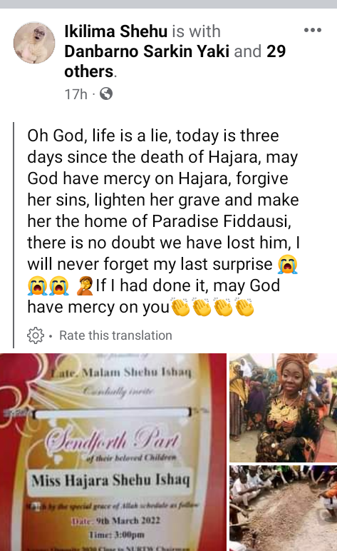 Young woman dies a day to her wedding in Nasarawa 