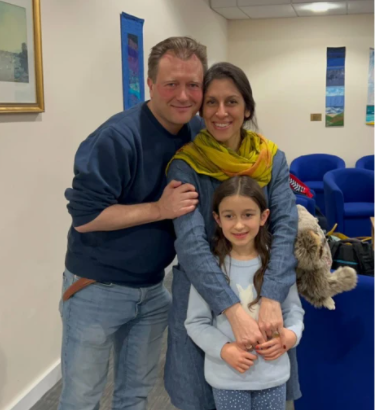 Moment Nazanin Zaghari-Ratcliffe finally reunited with her family in UK after spending 6 years in Iranian jail