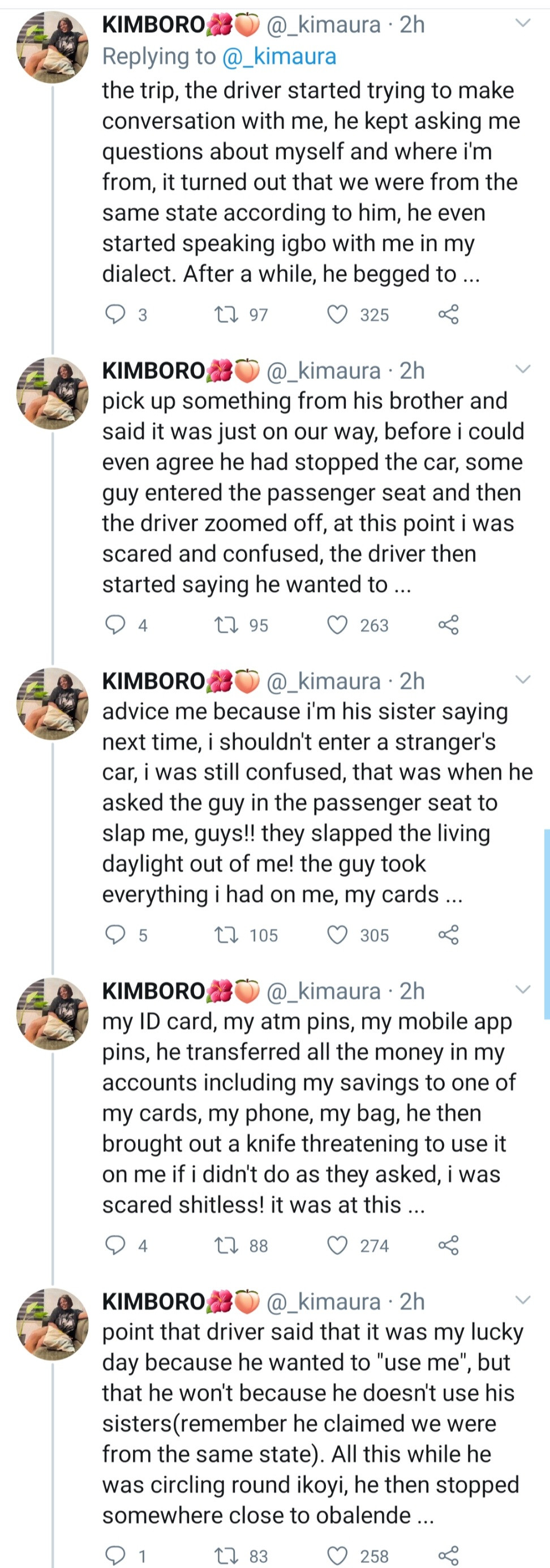 Woman robbed of all her belongings by her cab driver in lagos narrates frightful ordeal