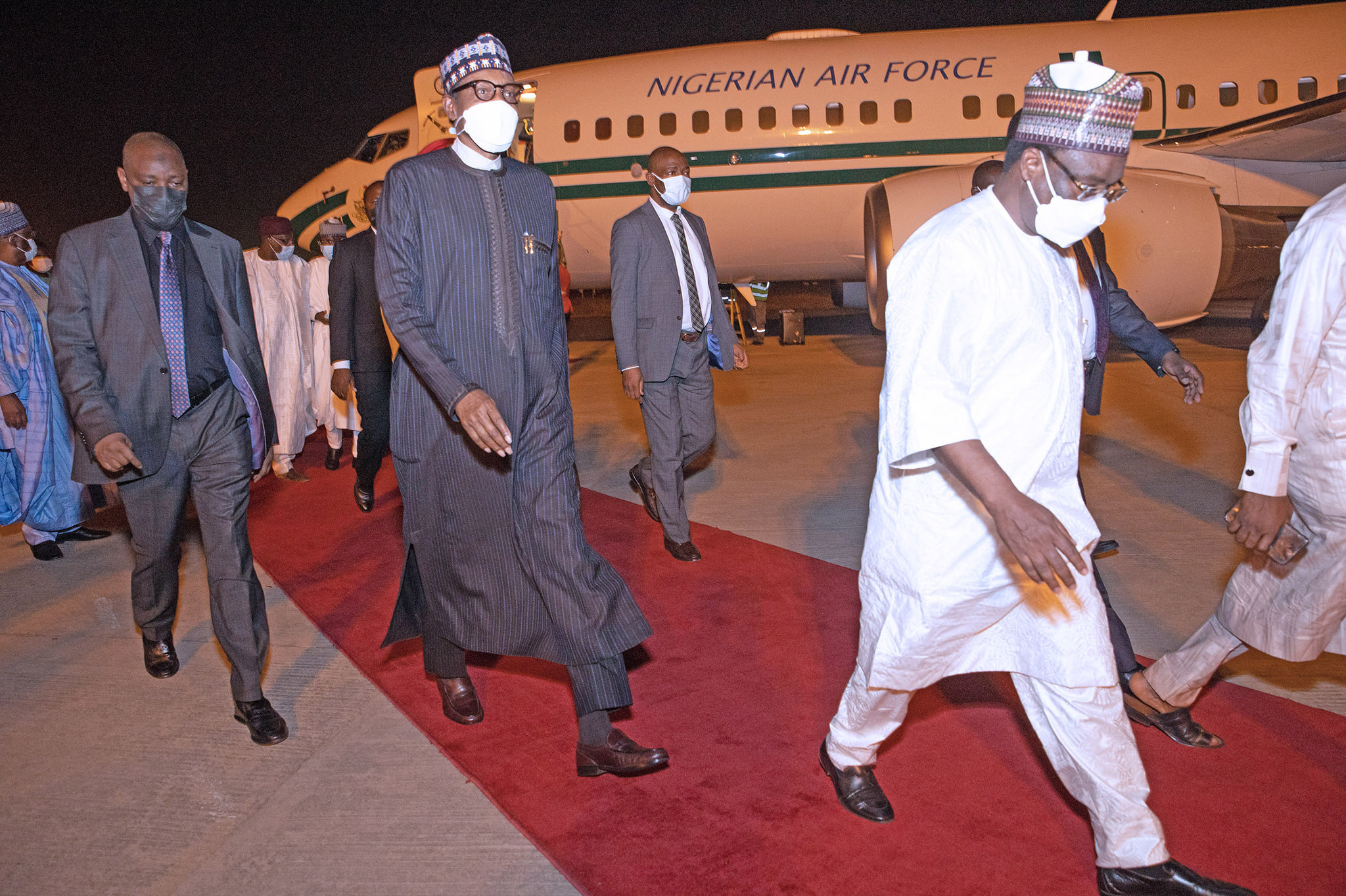 President Buhari returns to Abuja after medical check-up in London 