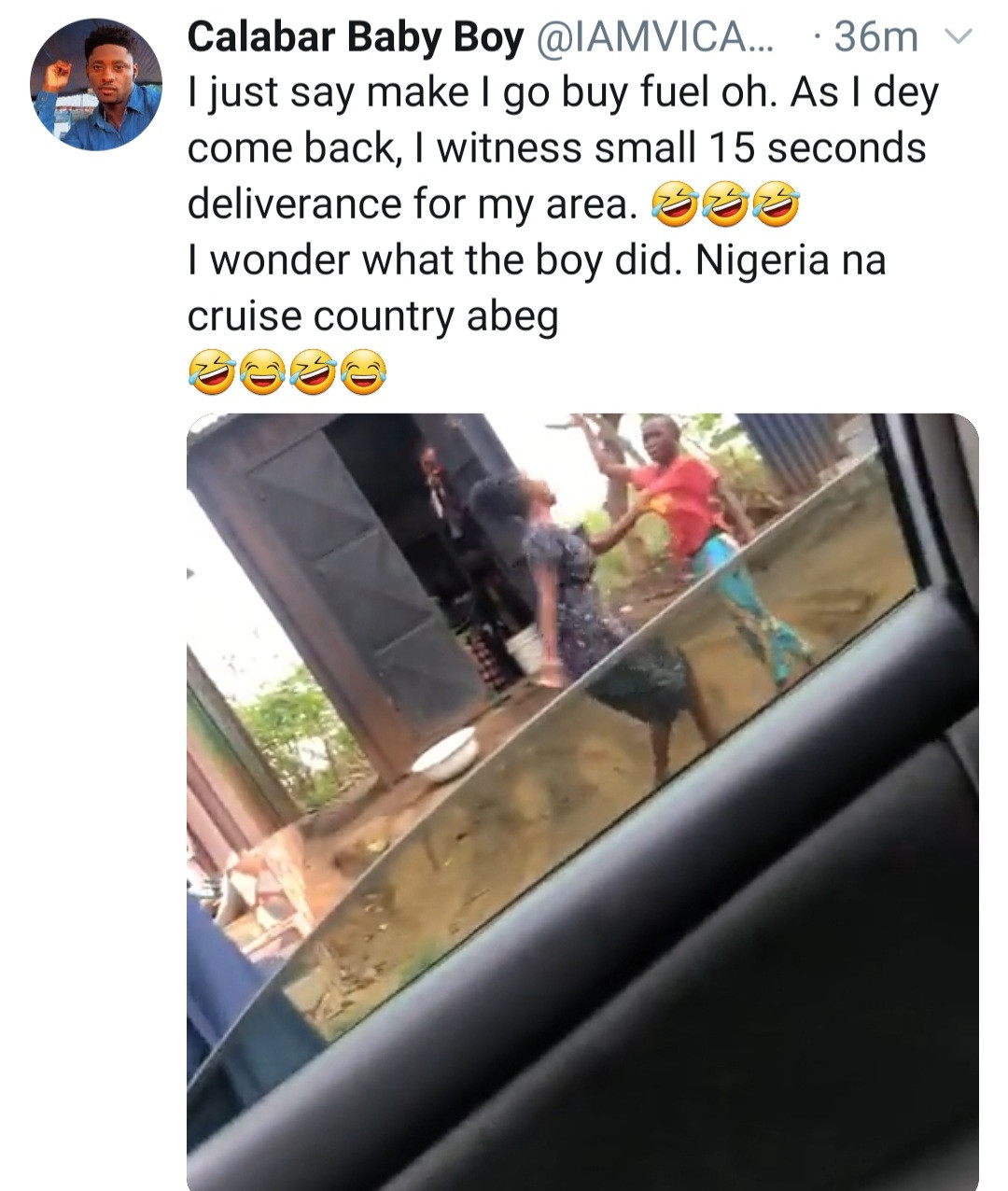 Woman seen publicly conducting a mini deliverance on a boy to cast out the spirit causing him to misbehave (video)