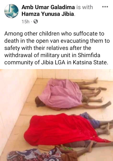 Seven children killed in stampede, others injured as residents flee from bandits in Katsina 