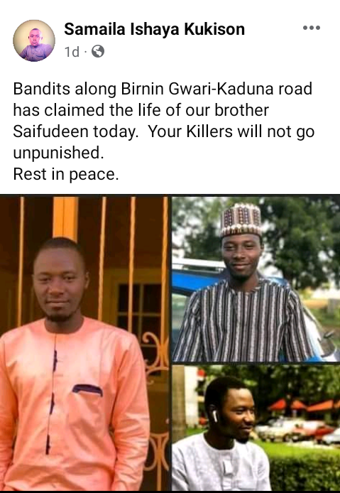 Terrorists kill 5, burn tanker laden with 33,000 litres of fuel on Birnin-Gwari-Kaduna highway 