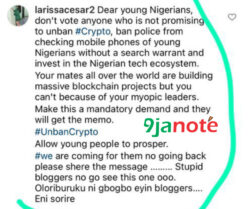 Young Nigerians, don’t vote anyone who is not promising to unban “Crypto”